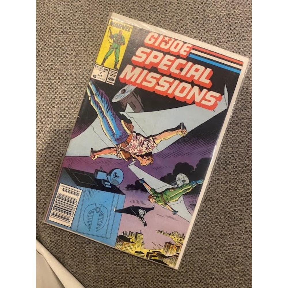 Marvel Comics GI Joe Special Missions 7 Oct 1987 Vintage Copper Age Comic Book